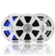 6.5" 230 WATT, SG-FL65SPW Coaxial Sports White Marine Speaker with LED's - 010-01428-00 - Fusion